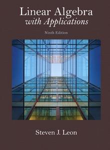 Cover of Linear Algebra with Applications