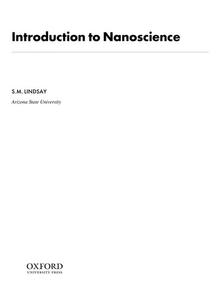 Cover of Introduction to Nanoscience